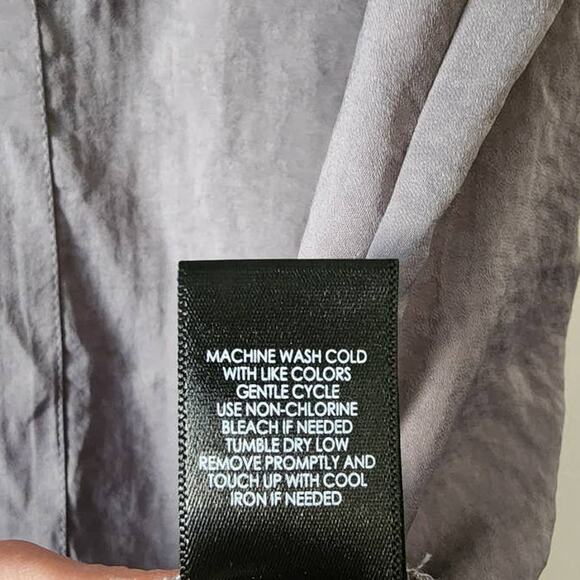 Torrid Charmeuse Frost Grey Tank 0 Large - Picture 7 of 10